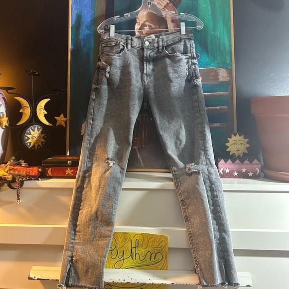 Kensie Vintage The Ultimate High Rise Skinny Charcoal Straight Leg Jeans 29" - Picture 8 of 10